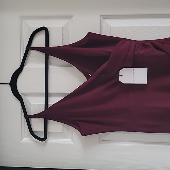 Dress The Population Burgundy Jordan Dress - Picture 1 of 5